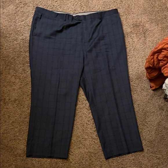 Hart Schaffner Marx Navy Blue Suit